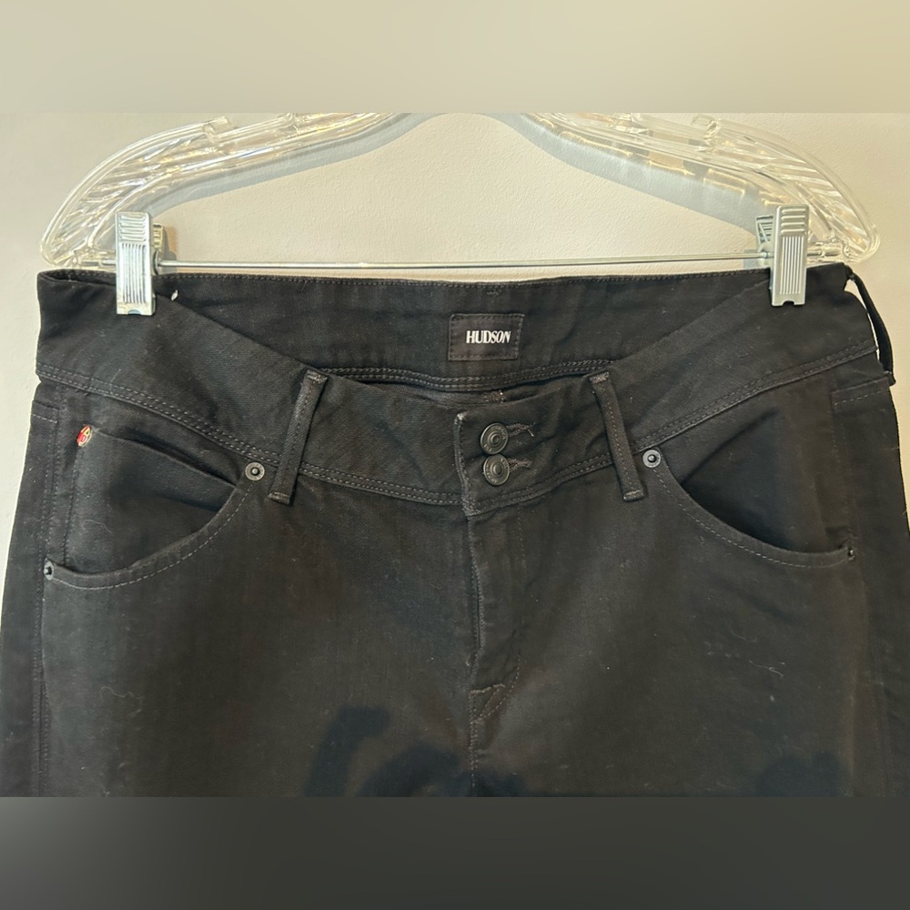 Hudson black jeans. Collin 32. Excellent condition.